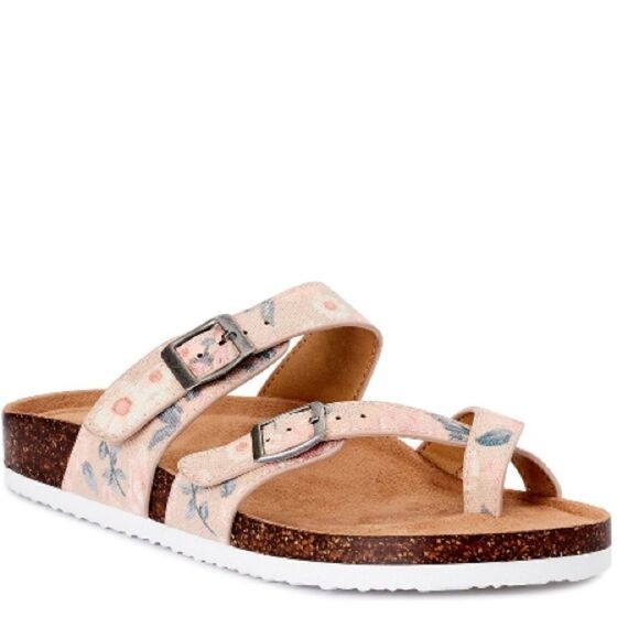 Floral Printed Sandals   - Picture 1 of 6